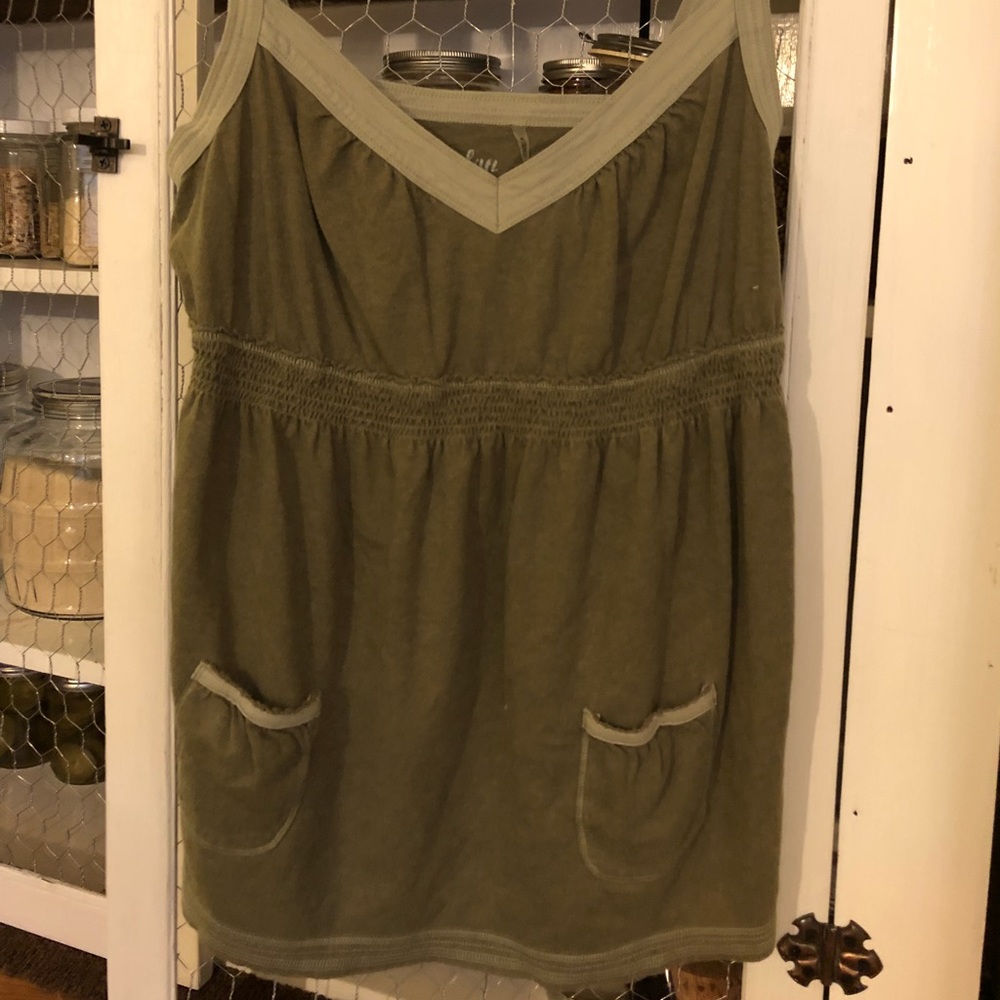 Forest green tank